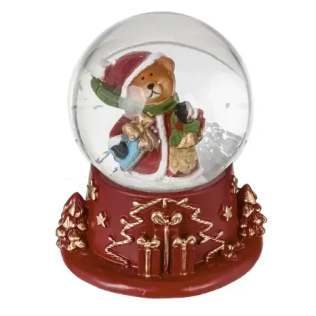 Новогодняя фигурка Мишка 936379 6 см красный