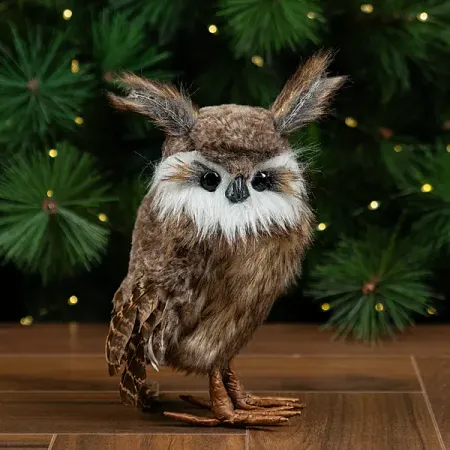 Фигура декоративная KREAFORTA Сова 24 см коричневый