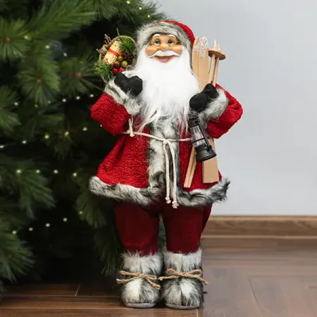 Фигура декоративная KREAFORTA Санта 60 см красный