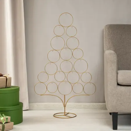 Фигура декоративная KREAFORTA Елка 95 см золотой