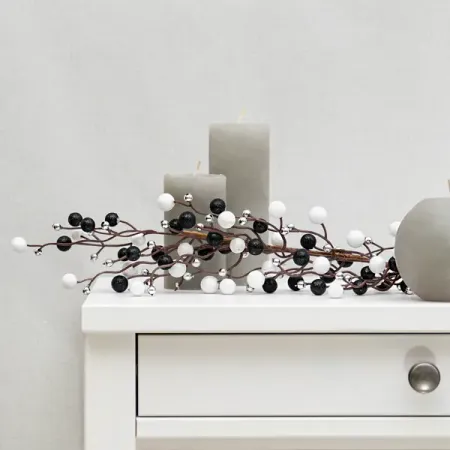 Гирлянда декоративная KREAFORTA 120 см с ягодами синий