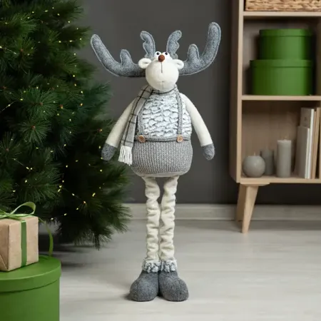 Фигура декоративная KREAFORTA Олень 70 см серый