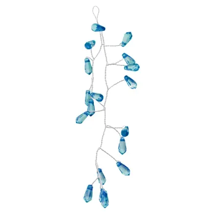 Украшение елочное «Ветка», 14x6 см, цвет голубой игрушки в  е тм космический песок голубой формочка 150 г пакет