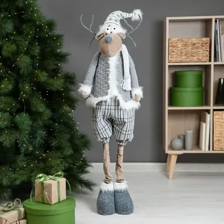 Фигура декоративная KREAFORTA Олень 120 см серый