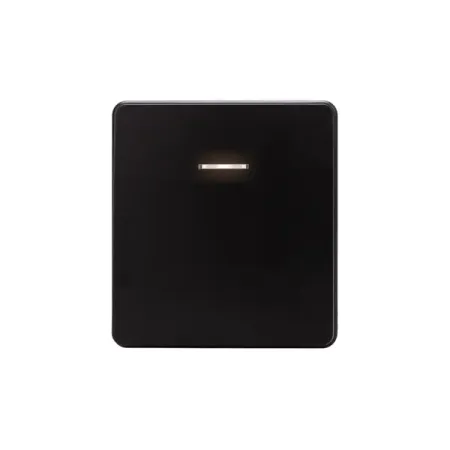 Выключатель проходной встраиваемый Kranz Round 1 клавиша с подсветкой цвет оникс силиконовая крышка для чашки waasoscon round silicone cup lid