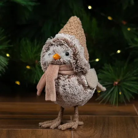 Фигура декоративная KREAFORTA Снегирь 21 см коричневый