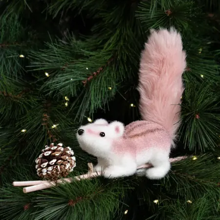 Фигура декоративная KREAFORTA Белка 40 см розовый