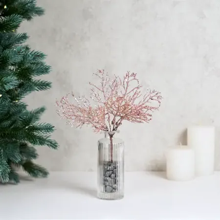 Ветка декоративная KREAFORTA Кораллы 20 см розовый