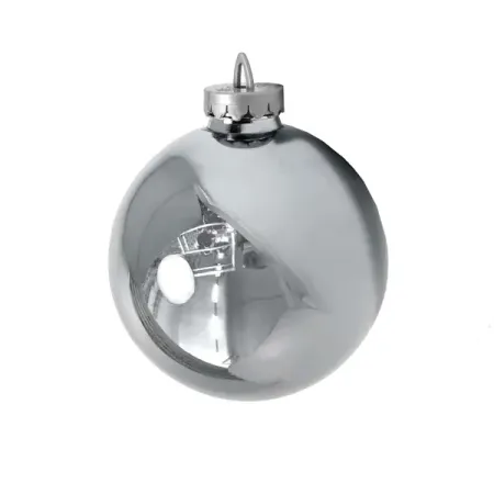 Шар ø15 см пластик серебряный серена борселла таро внутреннего света