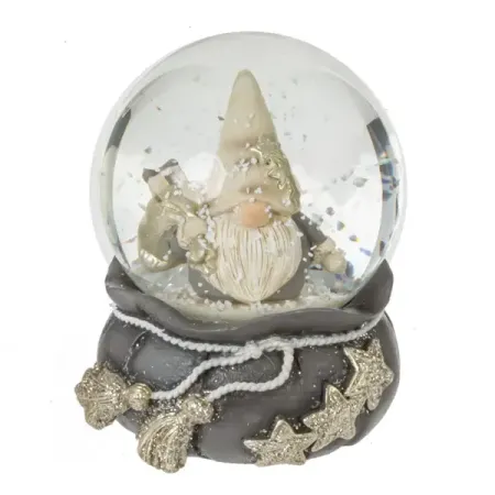 Новогодняя фигурка Гном 936369 9 см серый