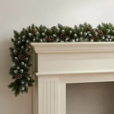 Гирлянда декоративная KREAFORTA 270 см заснеженная