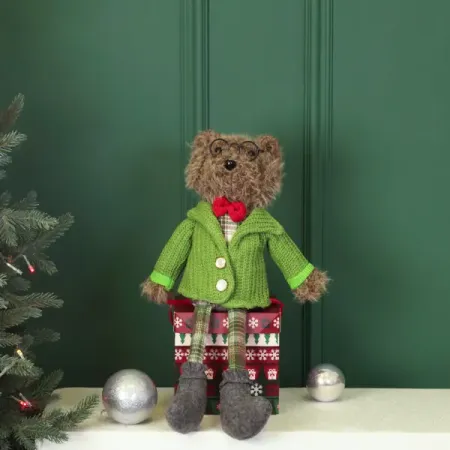 Игрушка Мишка 936391 46/24 см зеленый