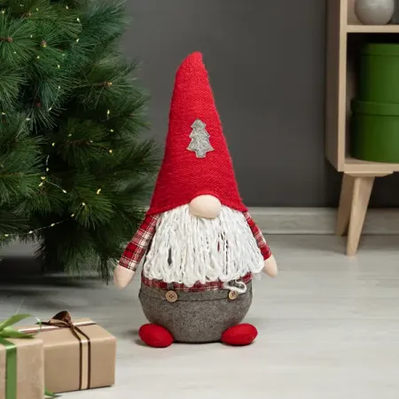 Фигура декоративная KREAFORTA Гном 30 см красный