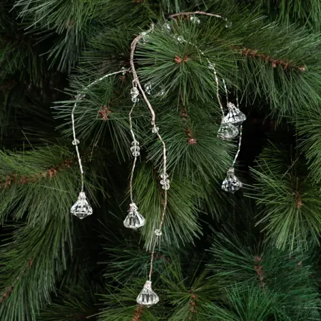 Ветка декоративная KREAFORTA Сосульки 60 см розовый