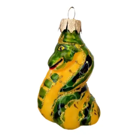 Елочное украшение Коломеев Кобра ФУ-416 9x5 см цвет разноцветный