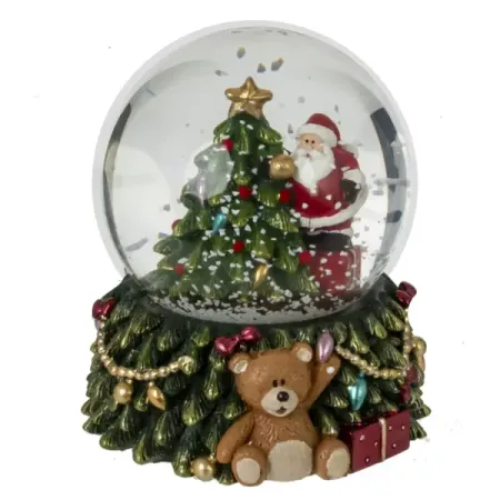 Новогодняя фигурка Дед Мороз 936371 9 см зеленый