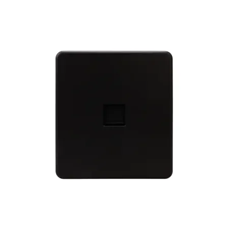 Розетка компьютерная встраиваемая Kranz Round RJ45 UTP cat 6 цвет оникс xingxi болты из титанового сплава m10 для тормозного суппорта 5 шт