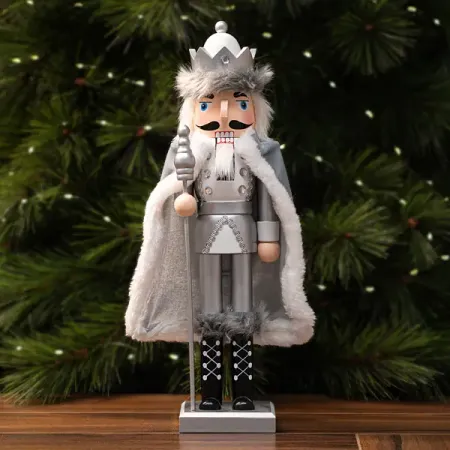 Фигура декоративная KREAFORTA Щелкунчик 37 см серый