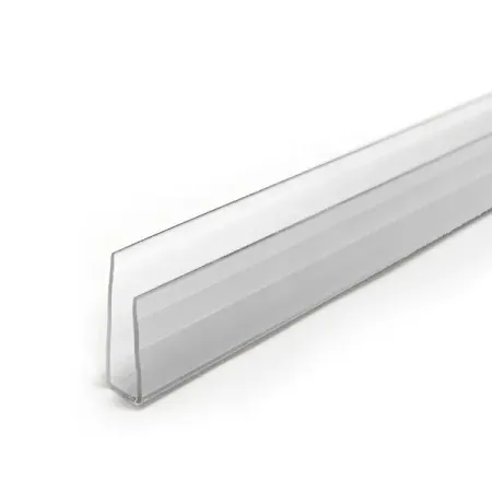 Профиль торцевой для поликарбоната Novattro 4 мм 2.1 м прозрачный