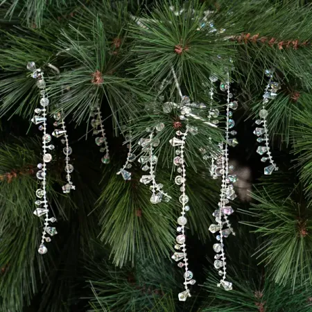 Ветка декоративная KREAFORTA Кристалы 60 см прозрачный