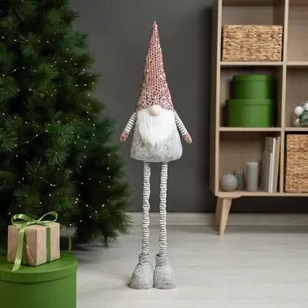 Фигура декоративная KREAFORTA Гном 70 см розовый