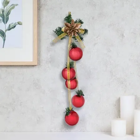 Украшение декоративное KREAFORTA Шары 47 см красный