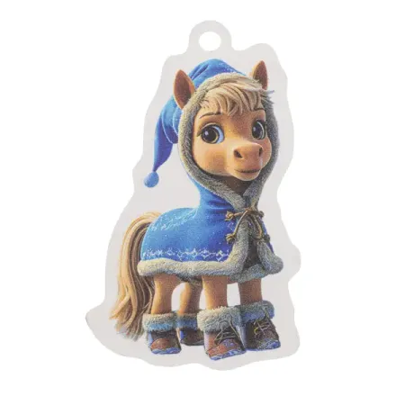 Елочная игрушка Домашняя кухня «Малышумба в синем плаще», 7.9x4.9 см, дерево, цвет синий хельма шпона домашняя фотостудия