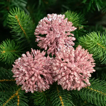 Украшение декоративное KREAFORTA Цветы 25 см розовый