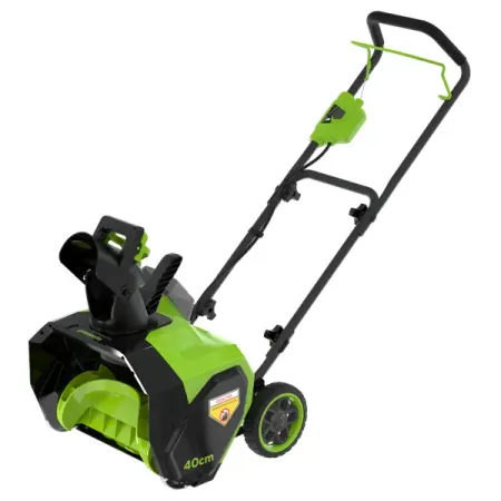 Снегоуборщик аккумуляторный Greenworks 2603607UB 40 см 4 Ач АКБ и ЗУ в комплекте