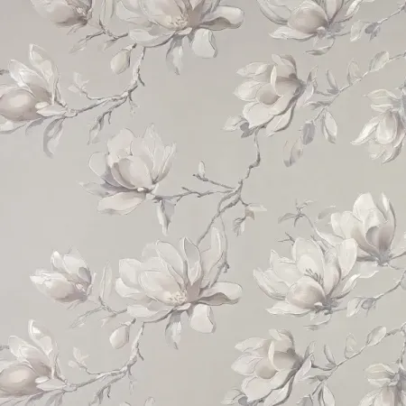 Обои флизелиновые Victoria Stenova Magnolia серые 1.06 м VS585106