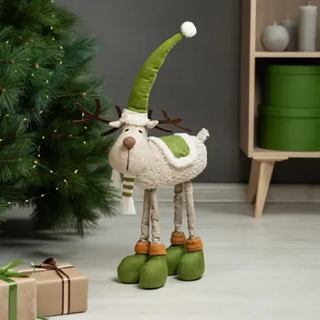 Фигура декоративная KREAFORTA Олень 70 см зеленый