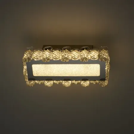 Настенный светильник светодиодный Garde регулируемый белый свет цвет хром/прозрачный