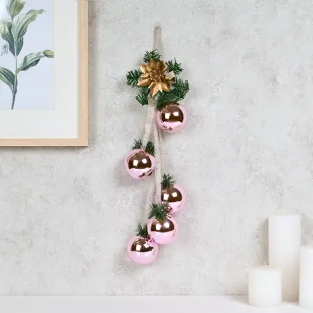 Украшение декоративное KREAFORTA Шары 47 см розовый