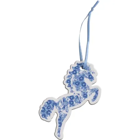 Елочная игрушка Домашняя кухня «Лошадка», 8.6x6.4 см, дерево, цвет синий хельма шпона домашняя фотостудия