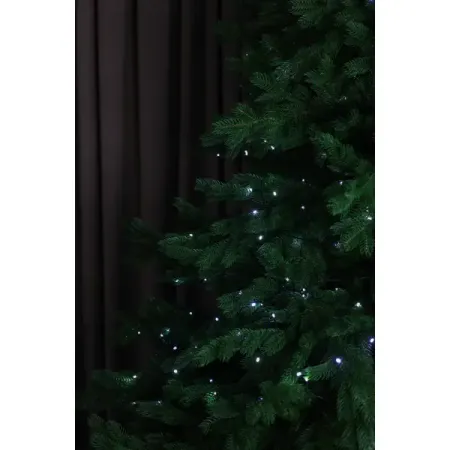 Электрогирлянда комнатная Нить 20 м 200 ламп холодный белый свет 8 режимов работы