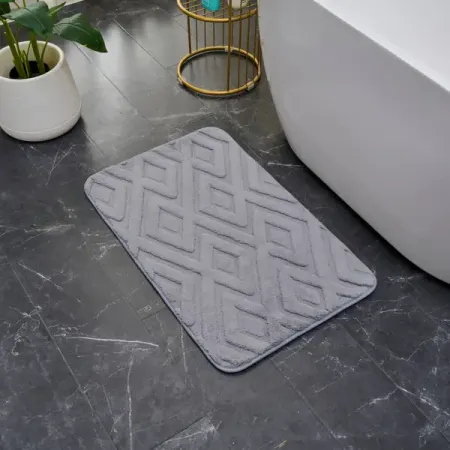 Коврик декоративный Lamo LM-01 50x80 см полиэстер цвет темно-серый