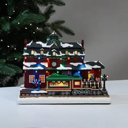 Декоративная фигура Вокзал с поездом пластик александр александрович матюхин чинители вокзал которого нет 2