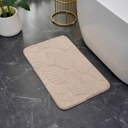 Коврик декоративный Lamo LM-02 50x80 см полиэстер цвет бежевый