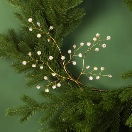 Рождественская ветка 936399 19x40 см с ягодами