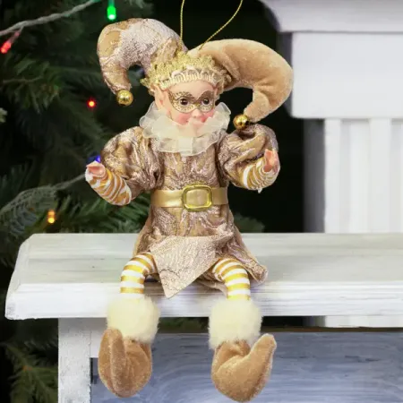 Игрушка Клоун 936388 26 см бежевый