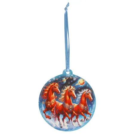 Елочная игрушка Домашняя кухня «Тройка», 6.8x6.4 см, дерево, цвет красный тройка мечей скорбь детективная повесть