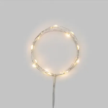 Электрогирлянда комнатная Neon-Night Роса 2 м 20 ламп цвет теплый белый 1 режим работы