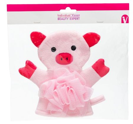 Мочалка-варежка детская Individual Vision Поросёнок