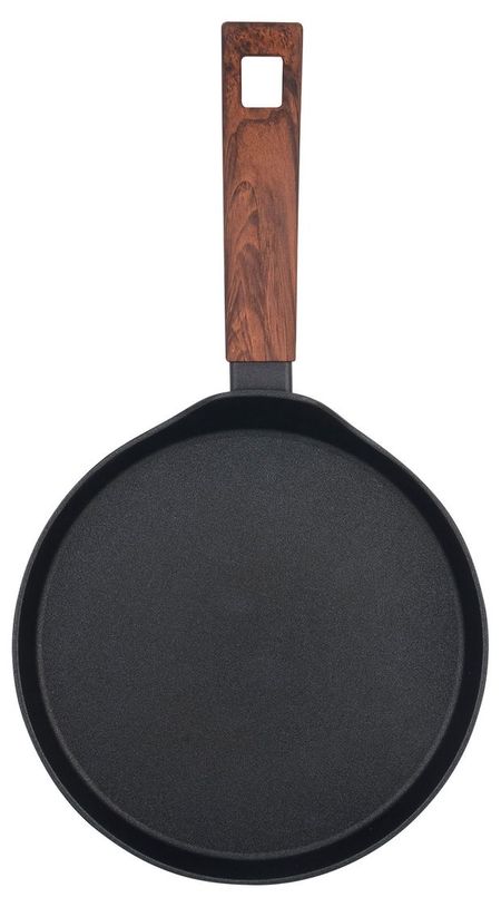 Сковорода блинная Polaris Megapolis коричневая, 22 см