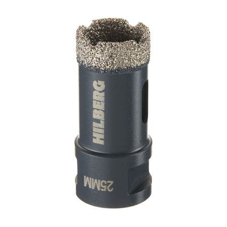 Коронка алмазная по керамограниту 25 мм Hilberg Super Hard (HH625)