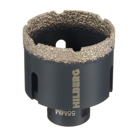 Коронка алмазная по керамограниту 55 мм Hilberg Super Hard (HH655)