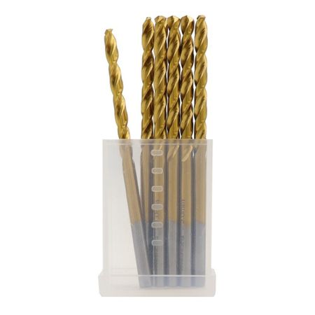 Набор сверл по металлу спиральных Hilberg Cobalt 5% Top 3,2х65 мм кобальтовое (10 шт.) (CO032-10)