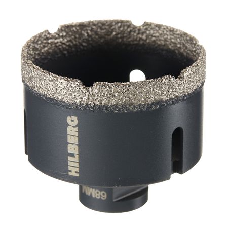 Коронка алмазная по керамограниту 68 мм Hilberg Super Hard (HH668) подходит для royal enfield super meteor 650 2022 2024 suzuki c109 r m90 c50 25 4 мм руль мотоцикла крепление на стержень зажимы стойки