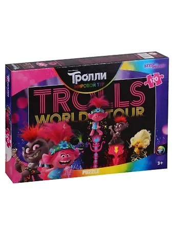 Пазл Trolls - 2 , в ассортименте Step puzzle 120 эл