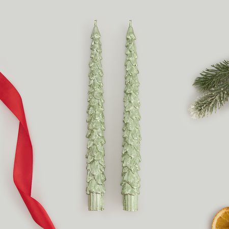 Набор свечей Елка/Christmas tree I полиэстерная скатерть merry christmas tree snowflake